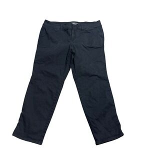 Torrid Women's Plus Size 20 Black Utility‎ Ankle Crop Pants Ankle Buttons